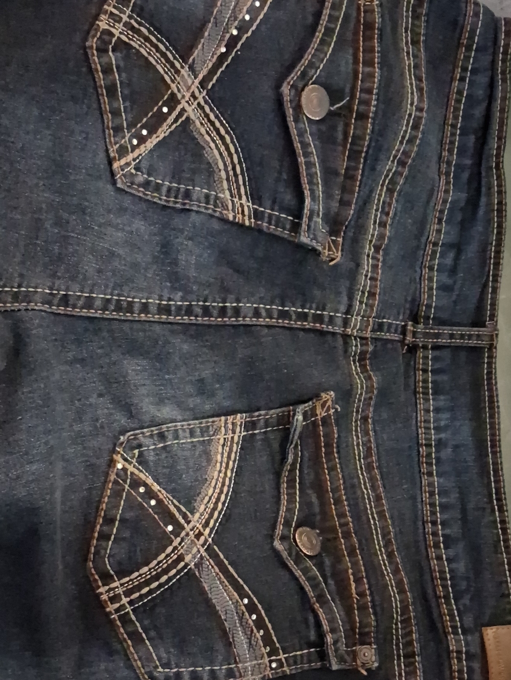 Women's Wallflower "luscious curvy"Dark Blue Denim Jeans size 18Long